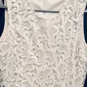 Peplum lace top! Very flattering! Worn once.